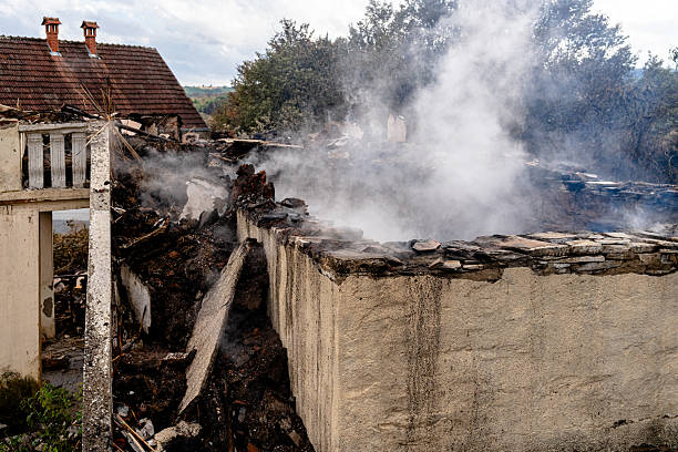 Professional Fire Damage Removal technician working in Berlin, OH